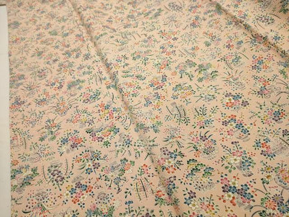 平和屋着物■上質な小紋 飾花文 正絹 逸品 AABG1391sx