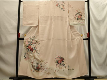 平和屋着物■訪問着 花籠文 暈し染め 金彩 正絹 逸品 AABG1403sx