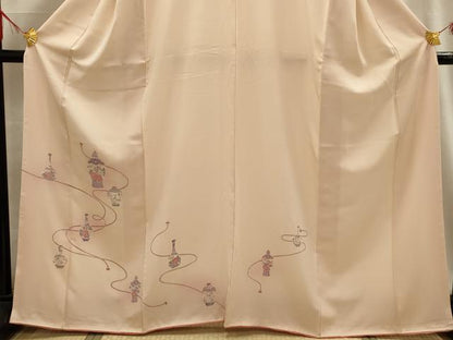 平和屋着物■訪問着 花陶器文 暈し染め 正絹 逸品 AABG1424sx