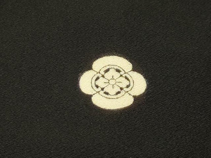 平和屋着物■豪華黒留袖　駒刺繍　松竹梅　飛鶴文　金彩　正絹　逸品　AABG1460sx