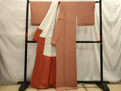 平和屋着物■上質な小紋 間道 正絹 逸品 AABG1500sx