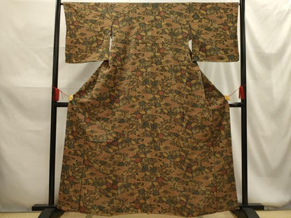 平和屋着物■上質な小紋 辻が花 正絹 逸品 AABG1507sx