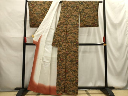 平和屋着物■上質な小紋 辻が花 正絹 逸品 AABG1507sx