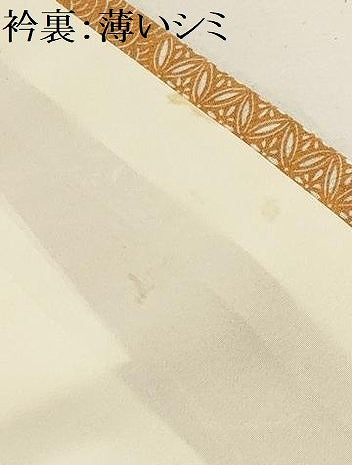 平和屋着物■上質な小紋 吉祥花文 正絹 逸品 AABG1508sx