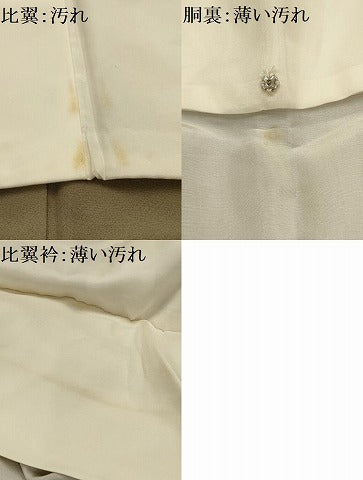 平和屋着物■豪華色留袖 刺繍 流水籬文 金糸 金彩 正絹 逸品 AABG1510sx