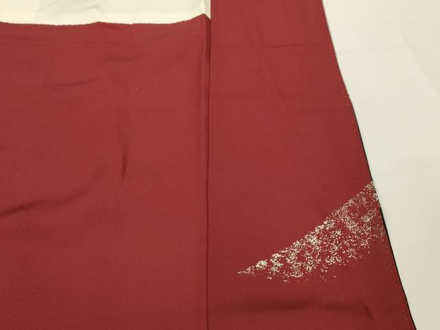 平和屋着物■訪問着　雪輪花文　暈し染め　金銀彩　正絹　逸品　AABG1525sx