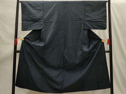 平和屋着物■男性　紬　幾何学文様　正絹　逸品　AABG1544sx