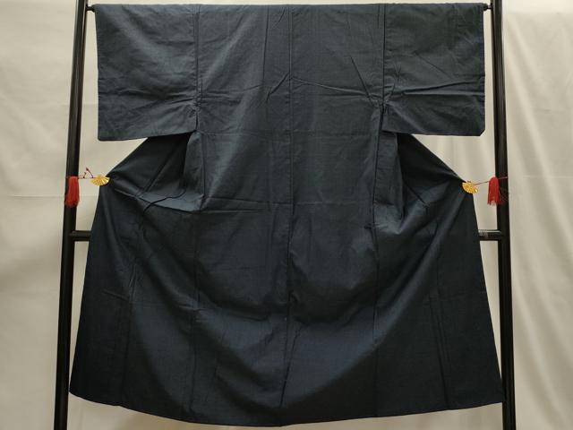 平和屋着物■男性　紬　幾何学文様　正絹　逸品　AABG1544sx