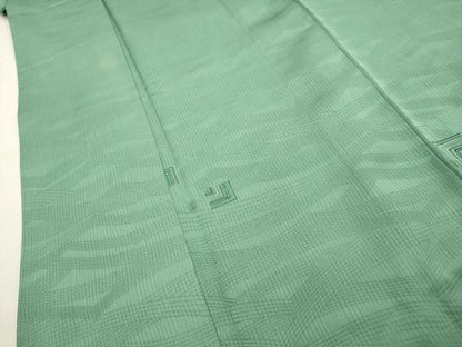 平和屋着物■上質な小紋 流水色紙文 金糸 正絹 逸品 AABG1545sx