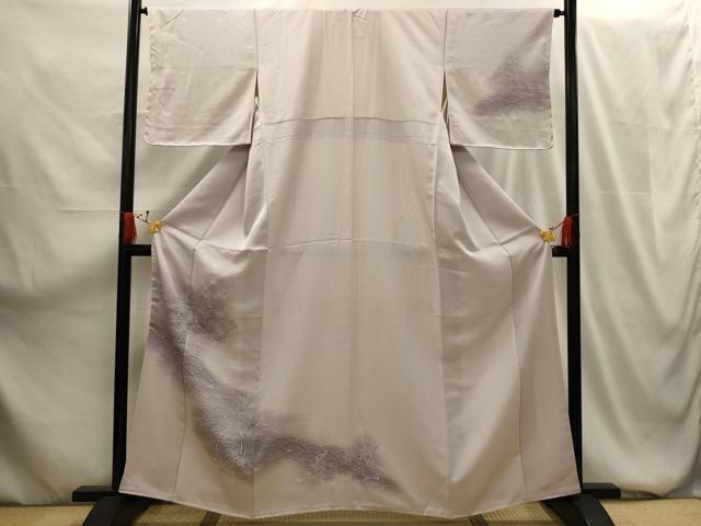 平和屋着物■訪問着 松竹梅立波風景文 暈し染め 正絹 逸品 AABG1546sx