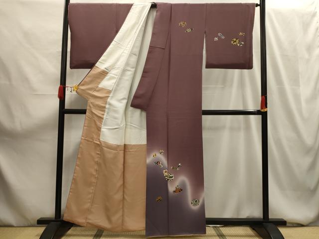 平和屋着物■訪問着 作家物 器物文 暈し染め 正絹 逸品 AABG1547sx