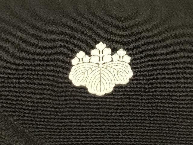 平和屋着物■豪華黒留袖 扇面風景花文 金彩 正絹 逸品 AABG1555sx