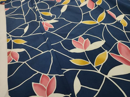 平和屋着物■上質な小紋 草花文 正絹 逸品 AABG1561sx