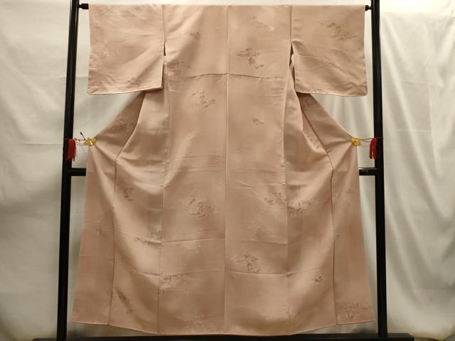 平和屋着物■上質な小紋 雲取風景地紋 暈し染め 正絹 逸品 AABG1562sx