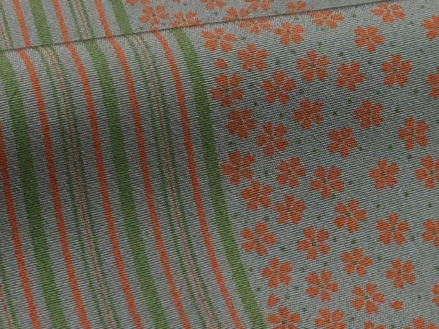 平和屋着物■上質な小紋 花間道 正絹 逸品 AABG1565sx