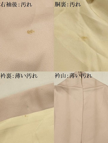 平和屋着物■訪問着 松竹梅風景文 暈し染め 銀彩 正絹 逸品 AABG1567sx