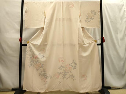 平和屋着物■訪問着 刺繍 枝花文 正絹 逸品 AABG1568sx