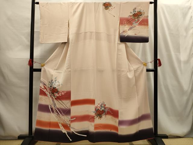 平和屋着物■訪問着 蔓帯花車文 金彩 正絹 逸品 AABG1579sx