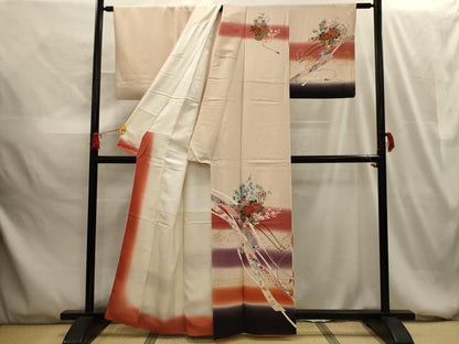 平和屋着物■訪問着 蔓帯花車文 金彩 正絹 逸品 AABG1579sx