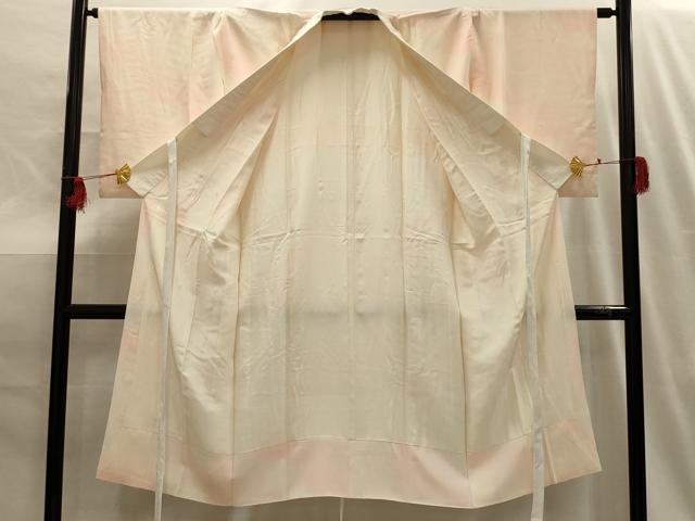平和屋着物■長襦袢　無双仕立て　霞文　暈し染め　正絹　逸品　AABG1585sx