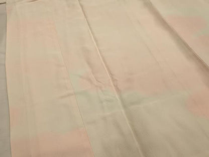 平和屋着物■長襦袢　無双仕立て　霞文　暈し染め　正絹　逸品　AABG1585sx