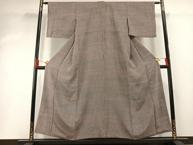 平和屋着物■上質な小紋 花尽くし 正絹 逸品 AABG1667fy