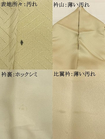 平和屋着物■豪華色留袖　駒刺繍　草花文　宝尽くし　金彩　正絹　逸品　AABG1669fy