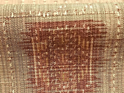 平和屋着物■上質な紬　幾何学文様　正絹　逸品　AABG1709fy