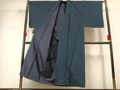 平和屋着物■男性　紬　褐返色　正絹　逸品　AABG1713fy