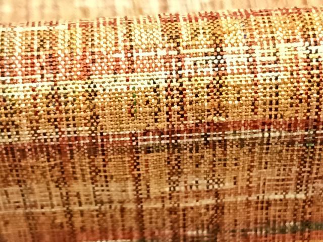 平和屋着物■上質な紬　霞文　正絹　逸品　AABG1717fy