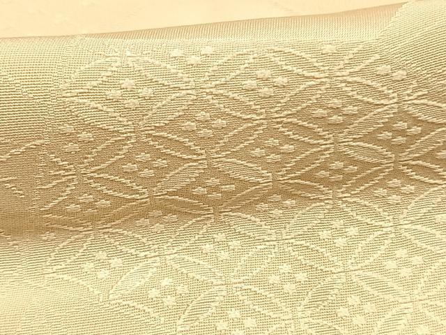 平和屋着物■上質な色無地 切嵌地紋 浅黄色 正絹 逸品 AABG1718fy