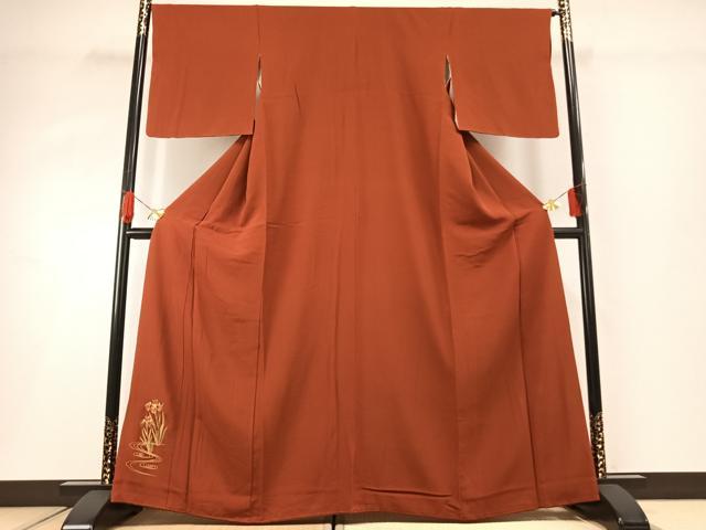 平和屋着物■色留訪問着 草花文 金銀彩 正絹 逸品 AABG1719fy