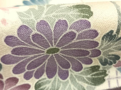 平和屋着物■訪問着 風景花文 暈し染め 金彩 正絹 逸品 AABG1721fy