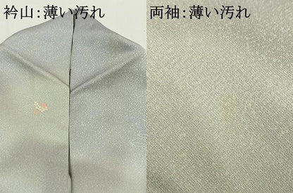 平和屋着物■訪問着 草花文 暈し染め 正絹 逸品 AABG1734fy