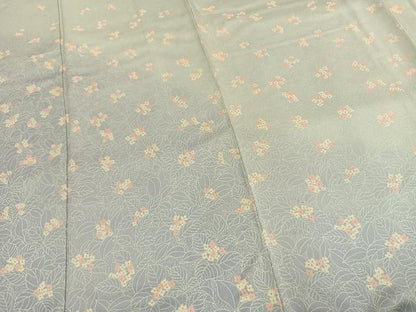 平和屋着物■訪問着 草花文 暈し染め 正絹 逸品 AABG1734fy