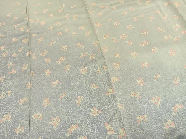 平和屋着物■訪問着 草花文 暈し染め 正絹 逸品 AABG1734fy