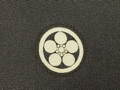 平和屋着物■豪華黒留袖　駒刺繍　花鳥文　暈し染め　金彩　正絹　逸品　AABG1766fy