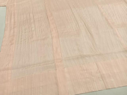 平和屋着物■長襦袢 無双仕立て 絞り よろけ縞 暈し染め 正絹 逸品 AABG1770fy