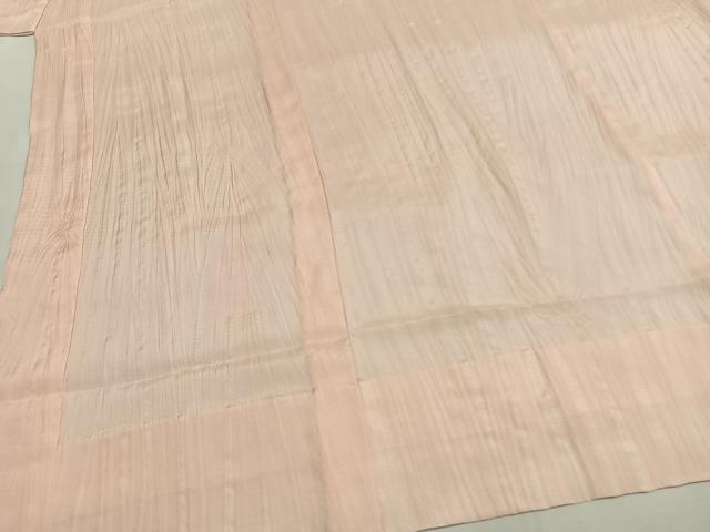 平和屋着物■長襦袢 無双仕立て 絞り よろけ縞 暈し染め 正絹 逸品 AABG1770fy
