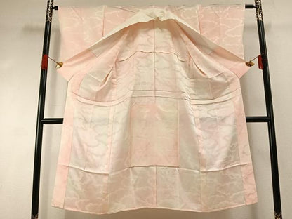 平和屋着物■長襦袢　単衣　雲取り地紋　暈し染め　正絹　逸品　AABG1771fy