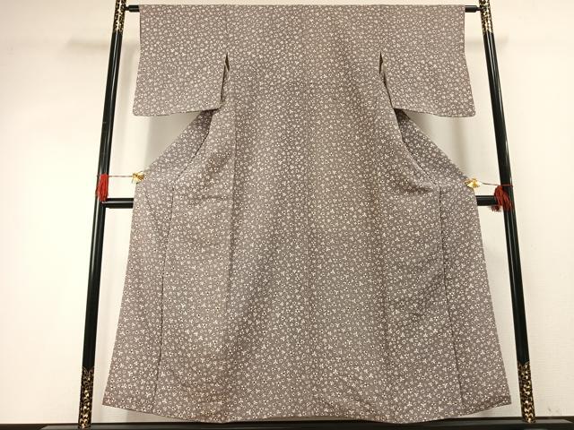 平和屋着物■上質な小紋 花尽くし 正絹 逸品 AABG1786fy