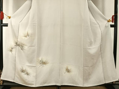 平和屋着物■訪問着 手描き 枝松文 暈し染め 金彩 正絹 逸品 AABG1792fy