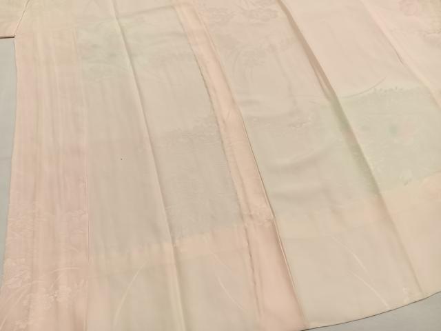 平和屋着物■長襦袢 無双仕立て 草花地紋 暈し染め 正絹 逸品 AABG1794fy
