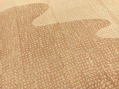 平和屋着物■訪問着 幾何学文様 正絹 逸品 AABG1797fy