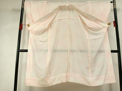 平和屋着物■長襦袢　無双仕立て　手描き　草花文　暈し染め　洗える着物　AABG1862fy