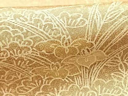 平和屋着物■上質な小紋　草花文　暈し染め　正絹　逸品　AABG1870fy