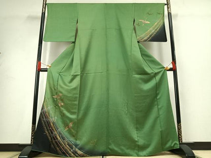 平和屋着物■訪問着　飛鳥文　金彩　正絹　逸品　AABG1904fy