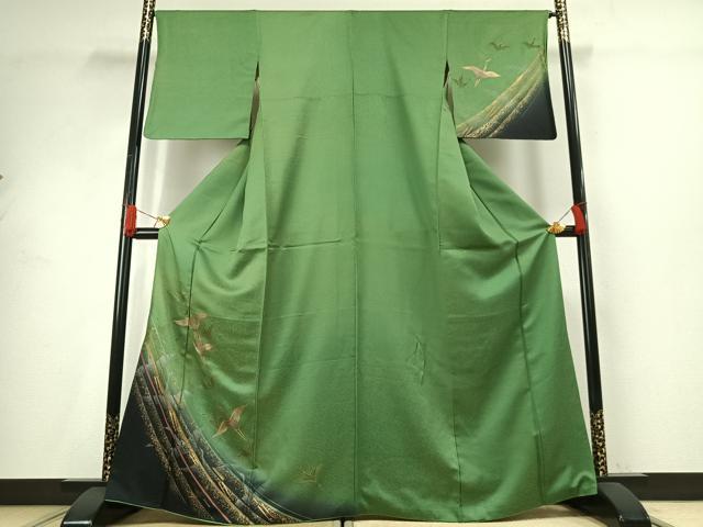 平和屋着物■訪問着　飛鳥文　金彩　正絹　逸品　AABG1904fy
