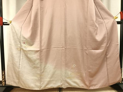 平和屋着物■訪問着　作家物　駒刺繍　松竹梅　暈し染め　金銀彩　金糸　正絹　逸品　AABG1905fy