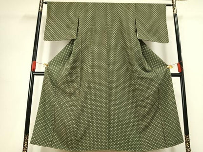 平和屋着物■上質な小紋　花尽くし　正絹　逸品　AABG1908fy